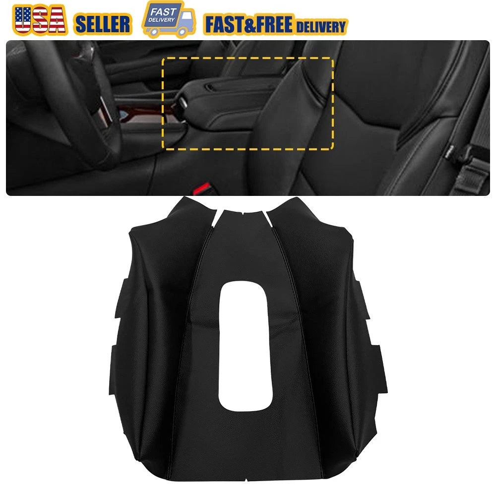 Center Console Lid Armrest Vinyl Cover for Cadillac Escalade (2015–2020)