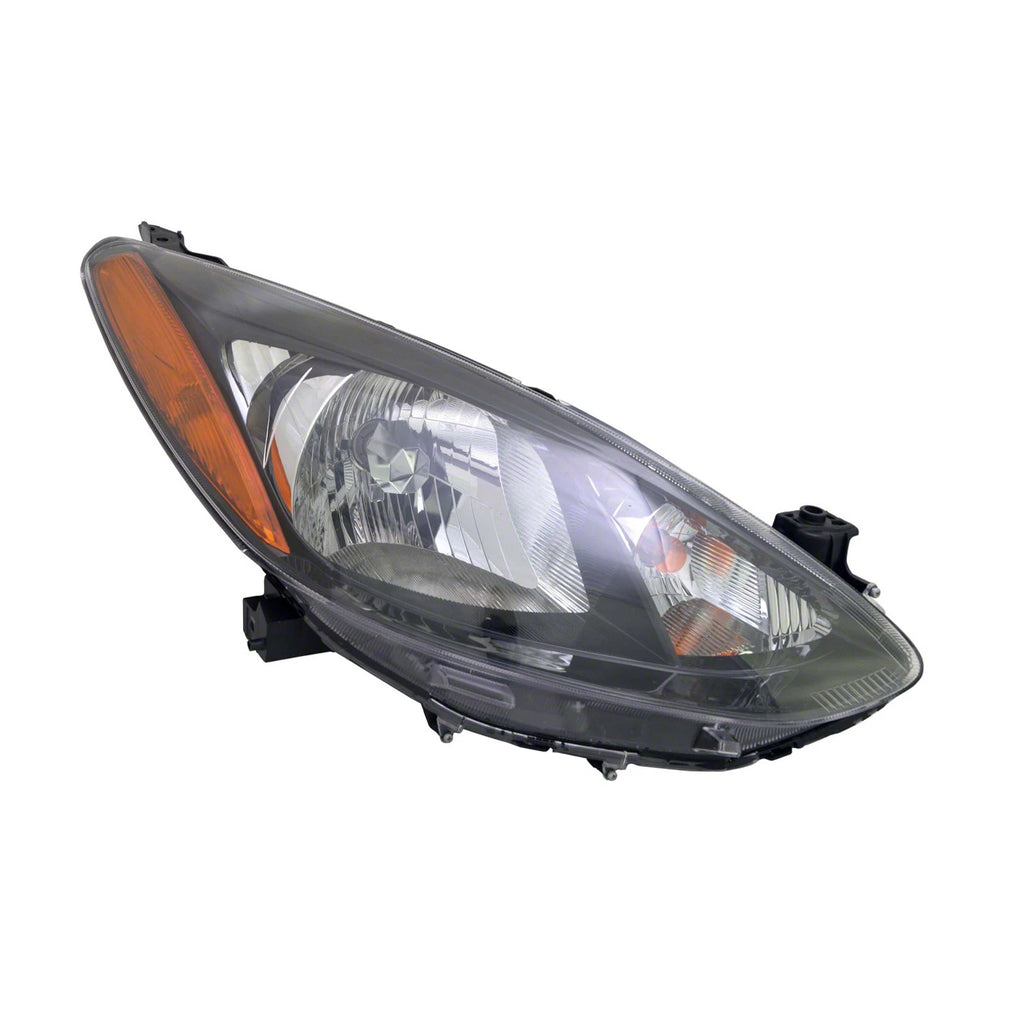 Replacement Passenger Side Headlight Lens Housing for Mazda 2 (2011–2014)
