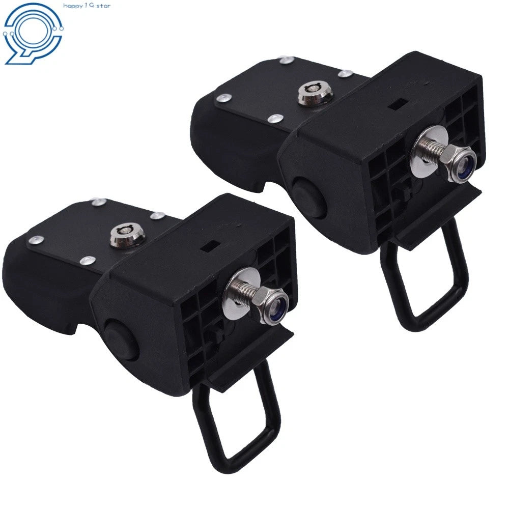 Set of 2 Alloy Locking Hood Latch Catch Pins for Jeep Wrangler JL JT (2018–2023)