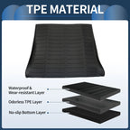 Trunk Mat for Chevrolet Equinox (2012–2017) TPE Cargo Liner Black