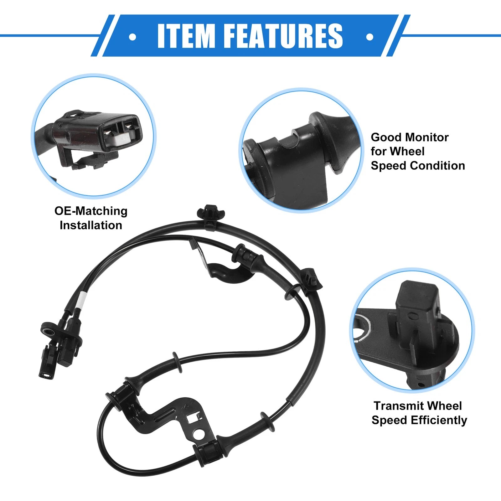 ABS Wheel Speed Sensor for Kia Forte (2014–2018) Front Right No. 59830-A7300