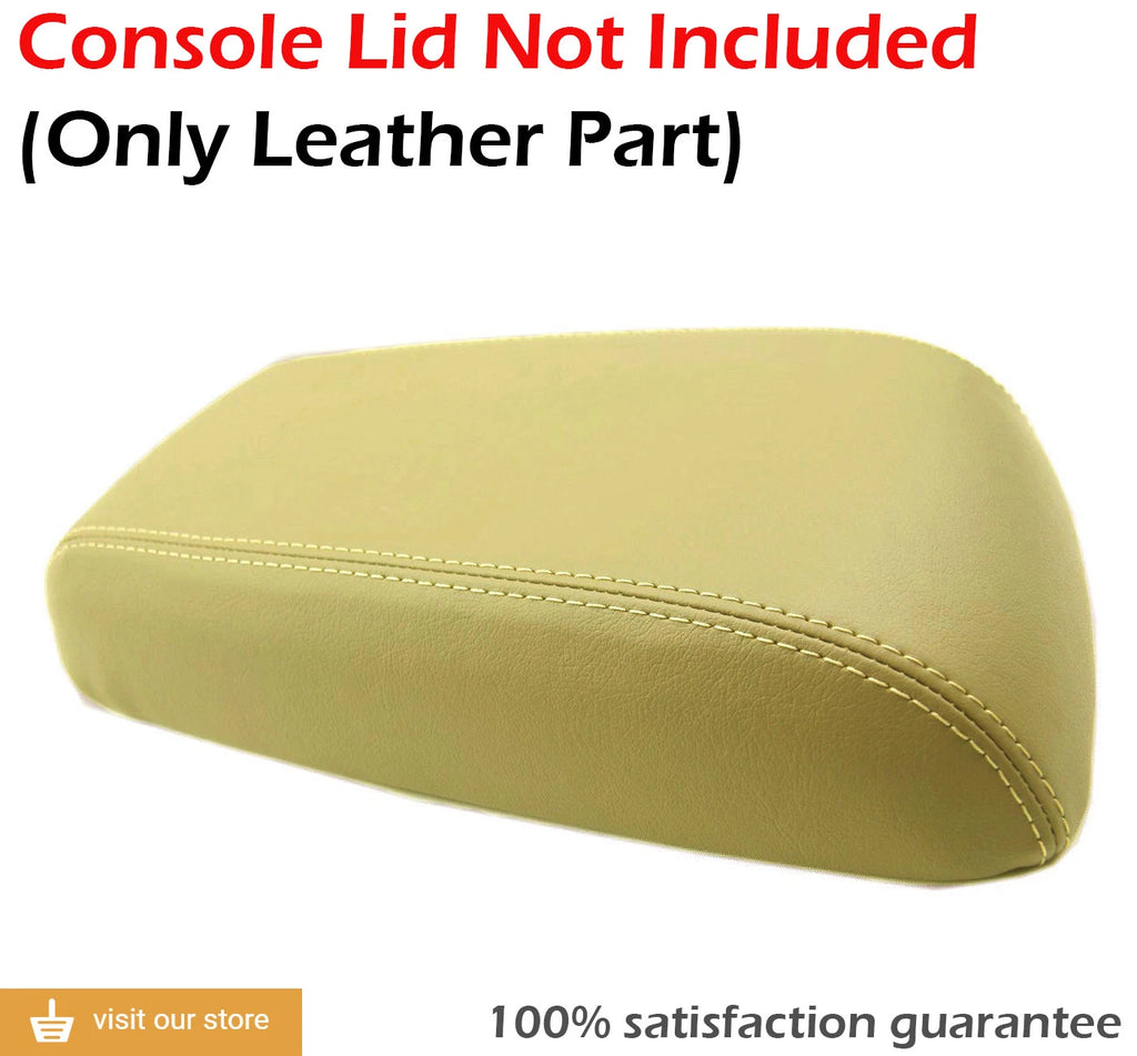 Center Console Armrest Cover for Ford Escape (2005–2007) Beige Leather