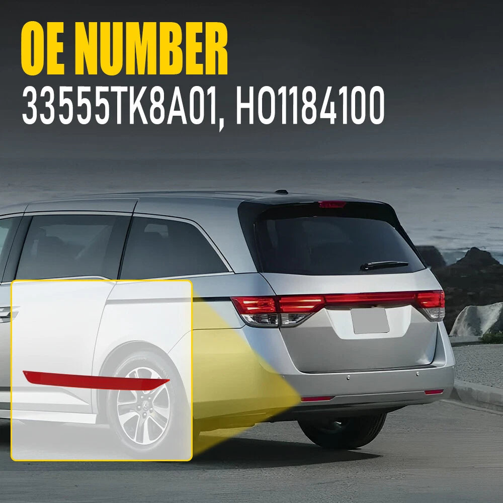 Bumper Reflector for Honda Odyssey (2011–2017) Rear Driver Side