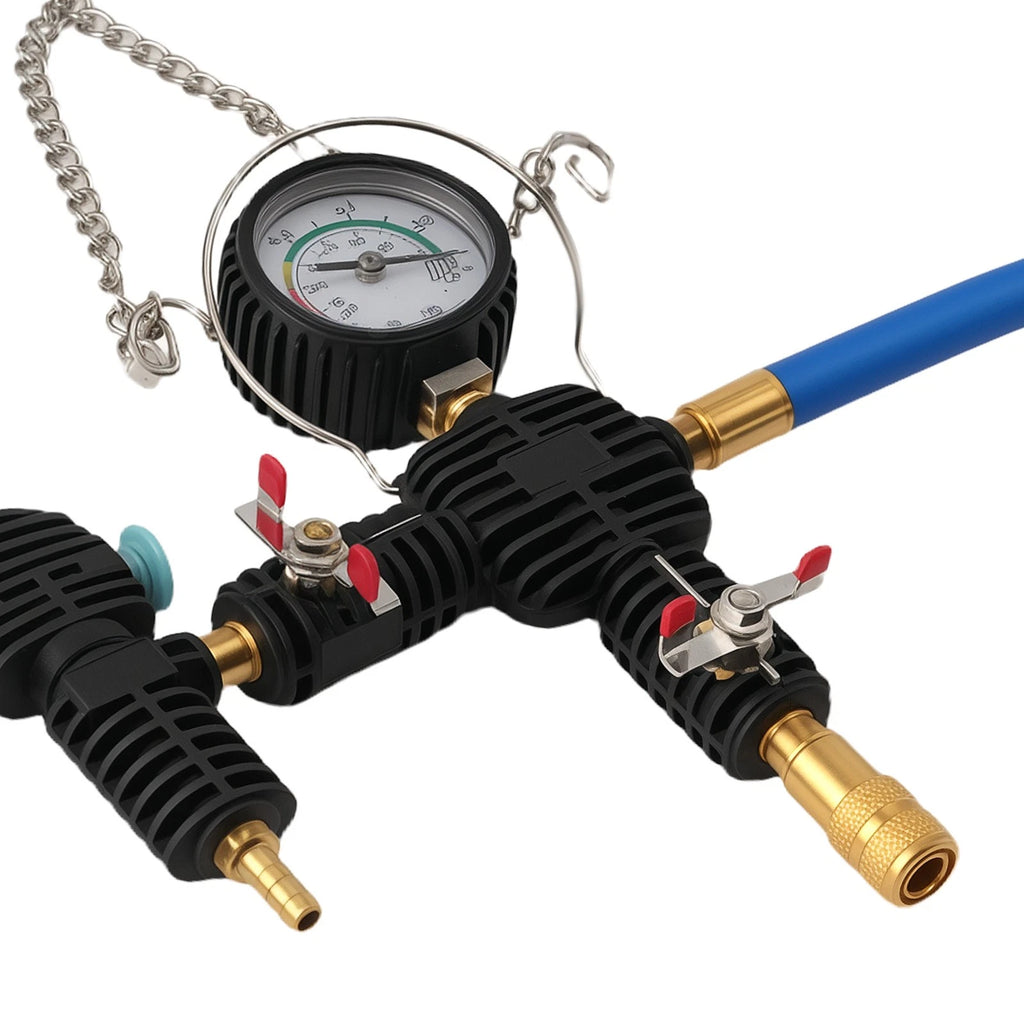 Radiator Pump Pressure Leak Tester Tool Kit for Universal Fit (—)