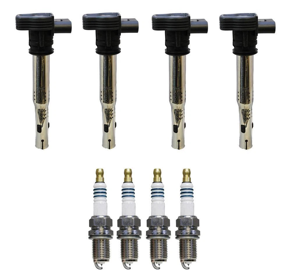 Set of 4 Denso Ignition Coils for Iridium Power (Gap 0.032)