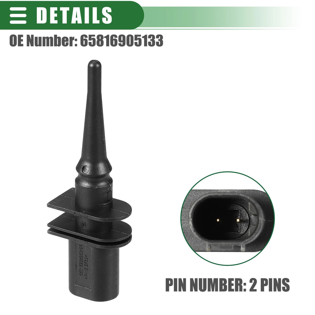 Outside Ambient Air Temperature Sensor No. 65816905133 for BMW 550i (2006–2010)