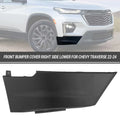 Front Right Passenger Bumper Lower Fascia for Chevy Traverse (2022–2024)