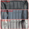 Set of 2 Bottom Seat Covers for Mercedes Benz GL350 (2013–2016) Black