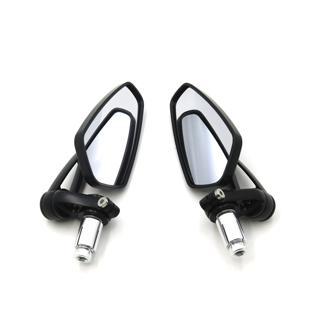 1" 25mm CNC Aluminum Handle Bar End Rearview Side Mirrors for Universal Motorcycle
