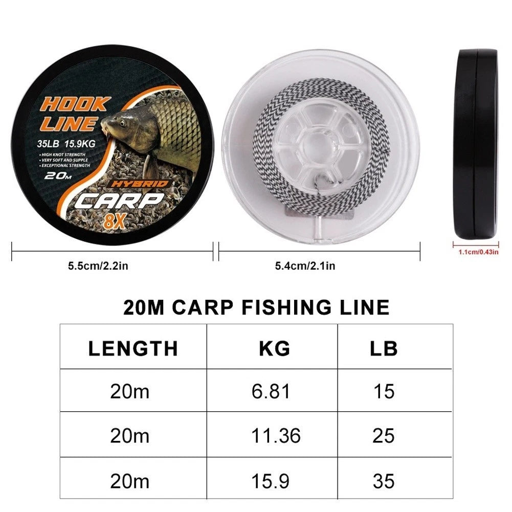 Fishing Line 20m Camouflage Patterns for Braid Fishing Equipment