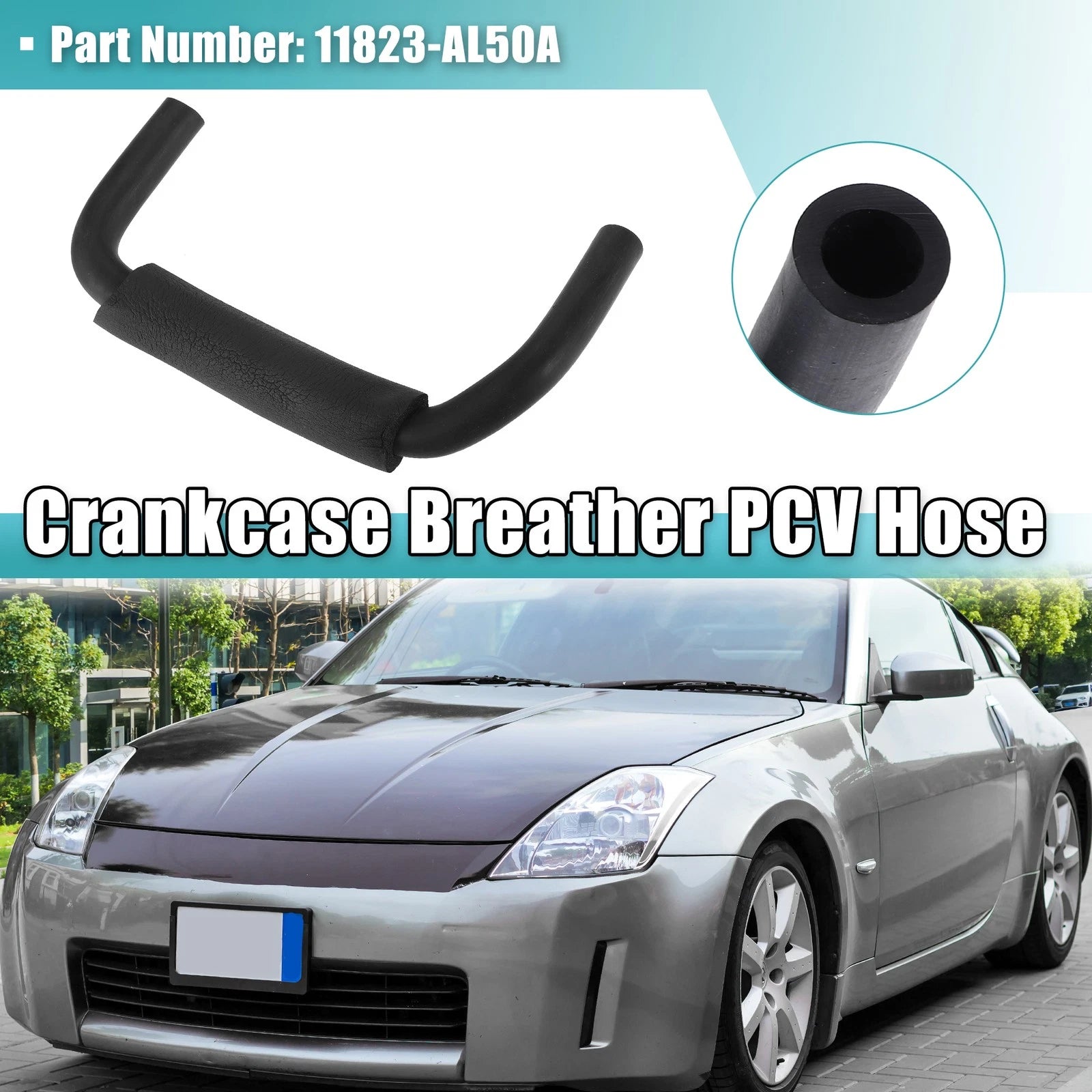 Crankcase Breather PCV Hose No. 11823-AL50A for Nissan 350Z (2003–2007)