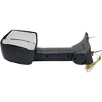 Towing Mirror for Ford E-350 Econoline (1992–1998) Left with Signal Light Black