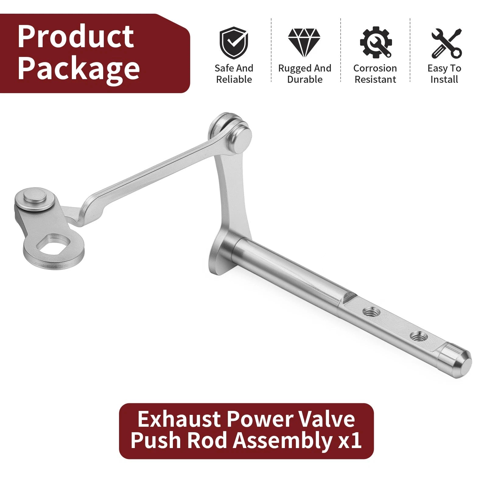 Exhaust Power Valve Push Rod Assembly for Yamaha YZ125 (2005–2021) 1C3-11990-10
