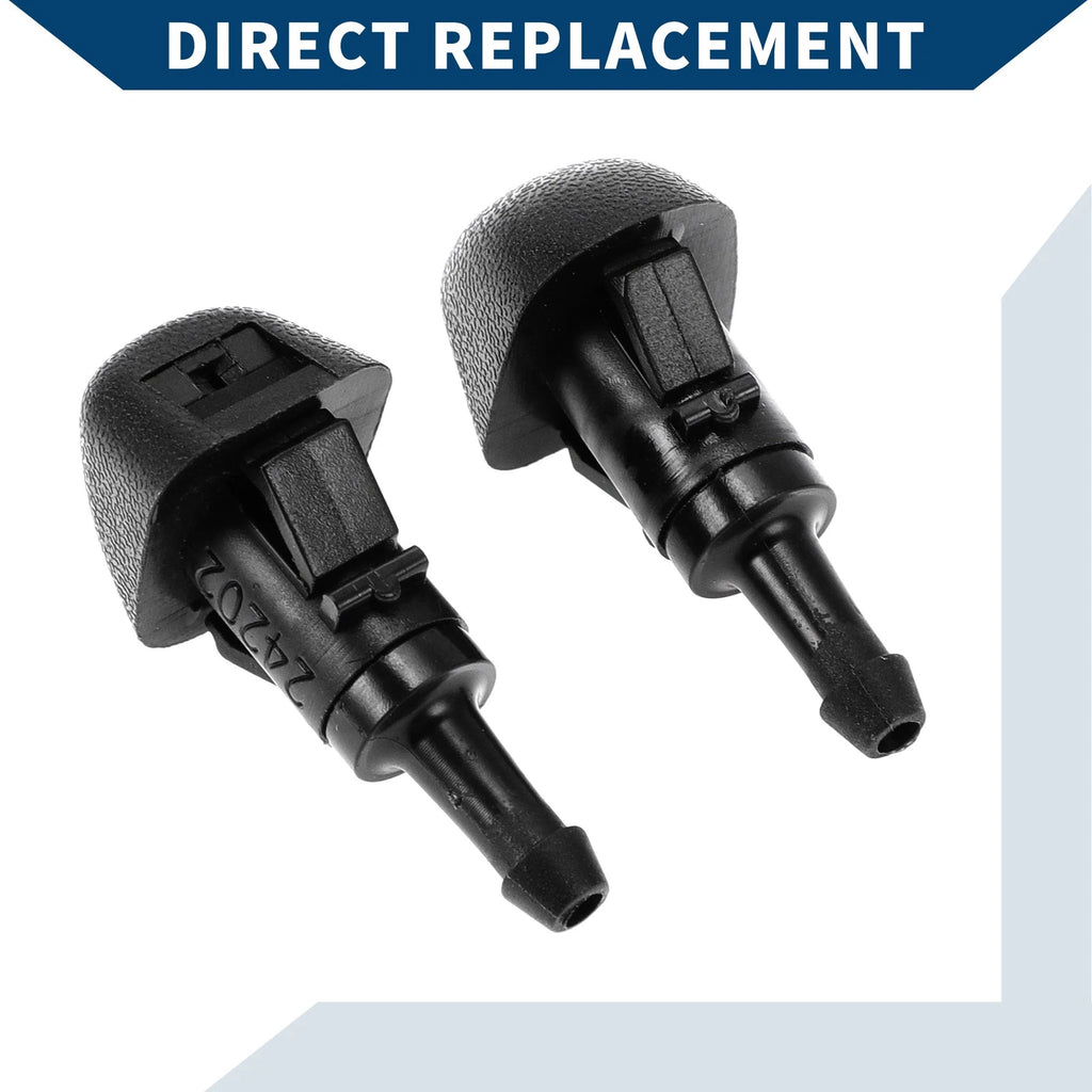 2 Pcs Front Windshield Washer Nozzles for Subaru Outback Legacy 