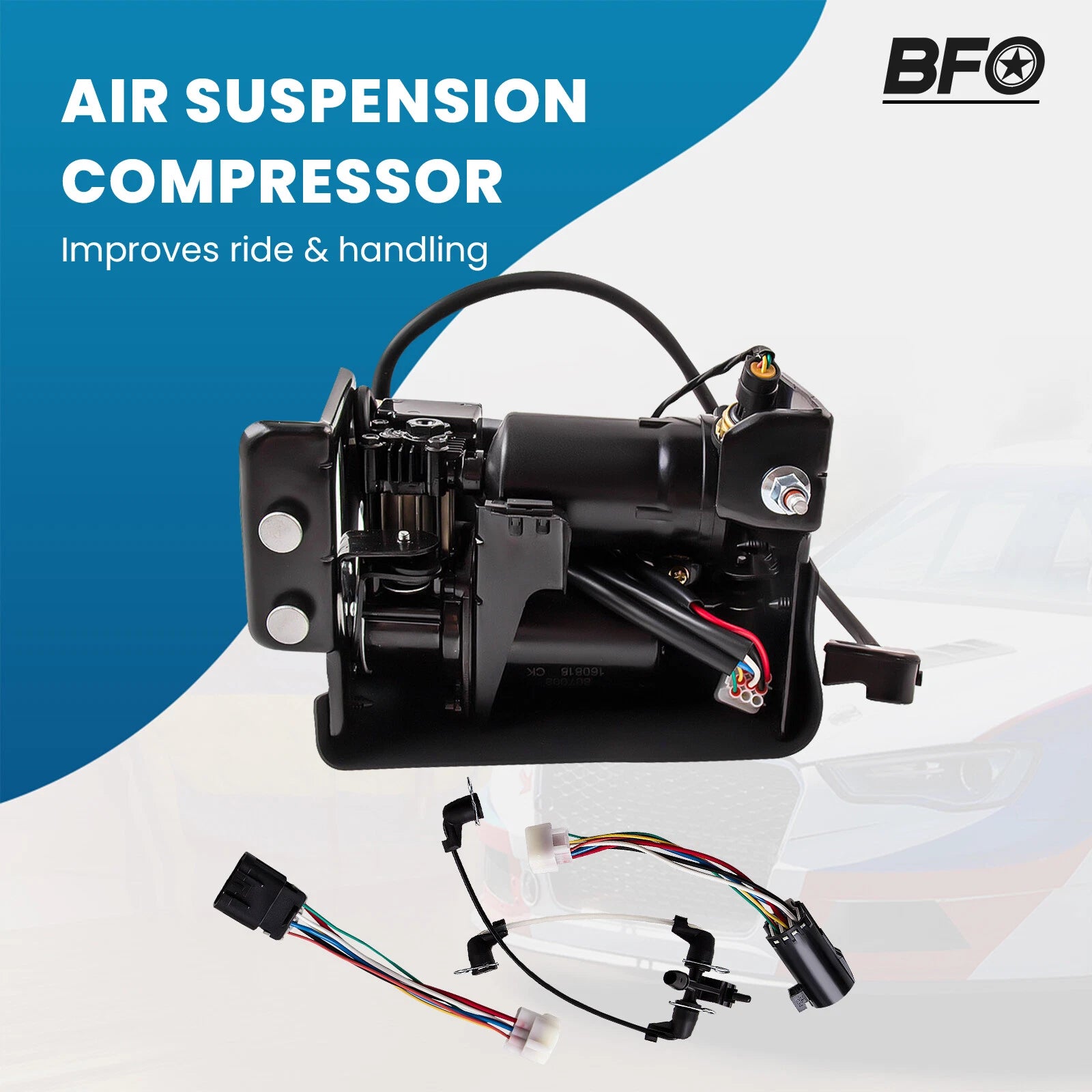 Air Suspension Compressor Pump for Chevrolet Avalanche Suburban Tahoe (2002-2013)