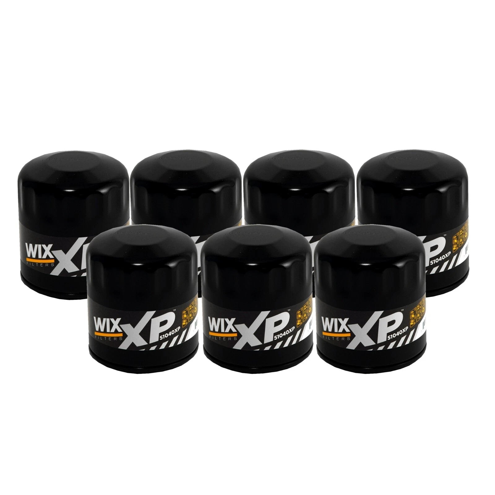 Set of 7 Engine Oil Filters (Spin-On) for Buick Cady Chevy GMC Isuzu Jeep