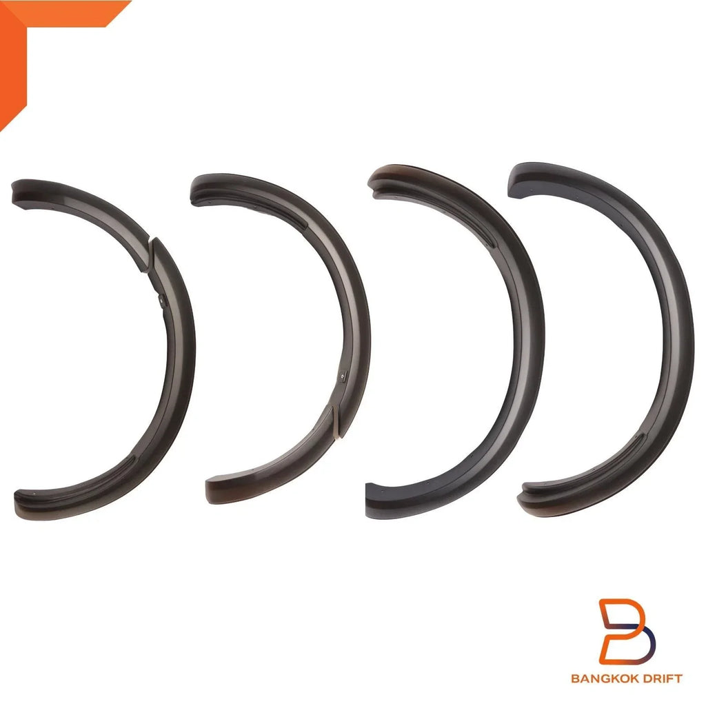 3" Slim Matte Black Fender Flares for Isuzu D-Max (2020-2023)