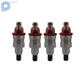 Set of 4 Fuel Injectors for Mazda B-Series (High Impedance, 2.6L)