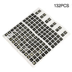 132pcs Switch Sticker Labels Decal for Car Marine Accessory Parts