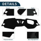 Dashboard Cover Mat for BMW 4 Series (2021) Sun Protector Pad Black