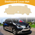 Dashboard Cover Mat for Toyota Aygo (2005–2014) Beige