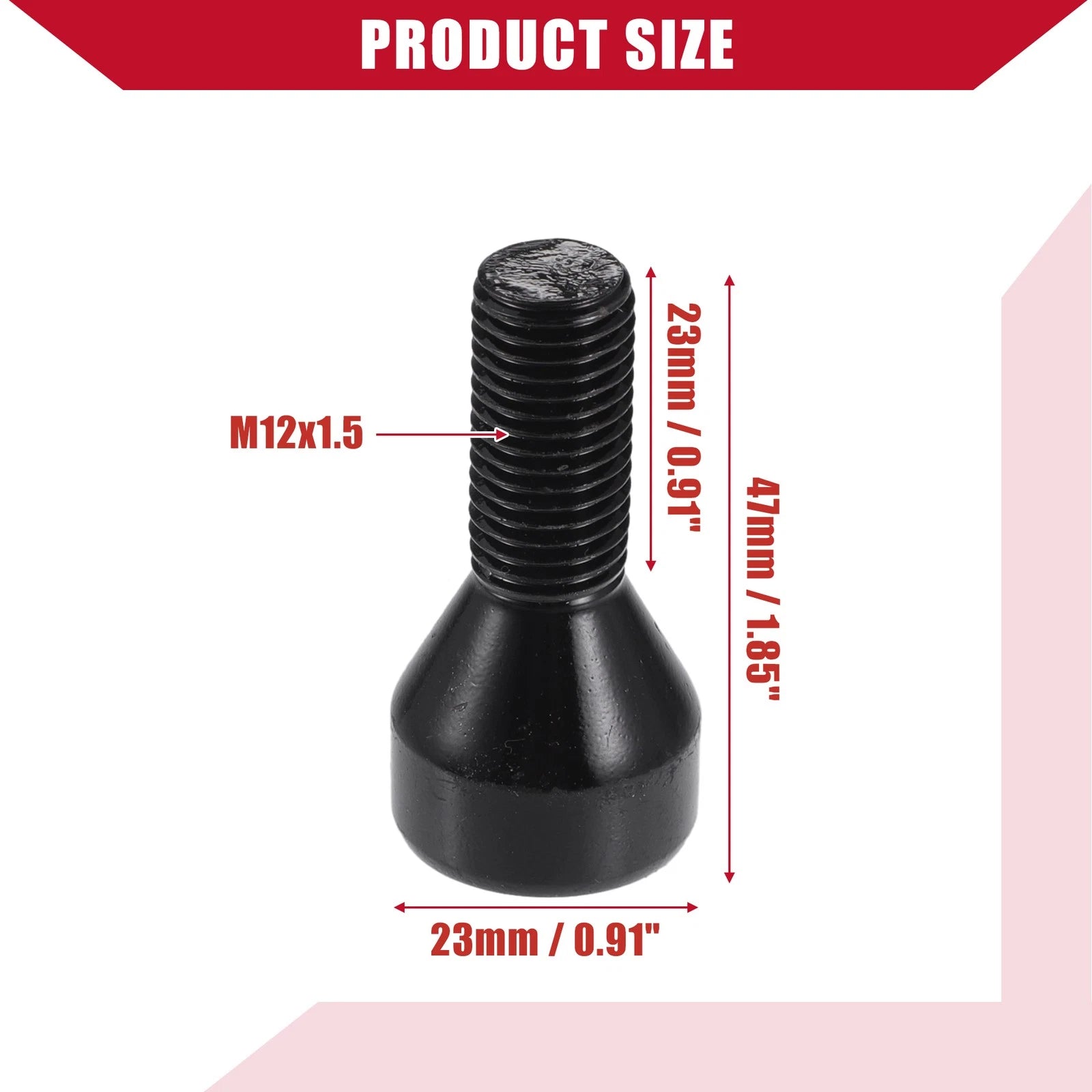 Set of 4 Wheel Lock Lug Nuts Bolts for BMW 528i Z4 328i 330i (No.36136786419)