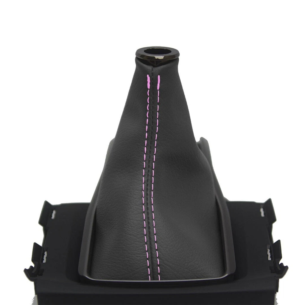 Manual Shift Boot Cover for Honda Civic (2016–2020) Pink Stitch