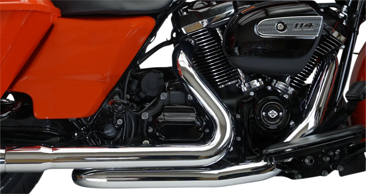 Aggressor 2-into-2 Crossover Headers for M8 (2004–2008) - Chrome