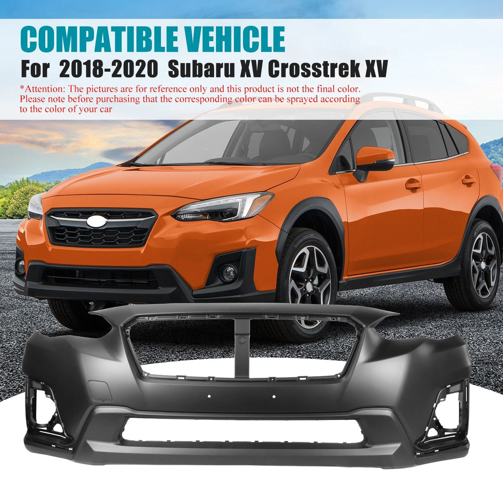 Primed Front Bumper Cover for Subaru Crosstrek (2018–2020)