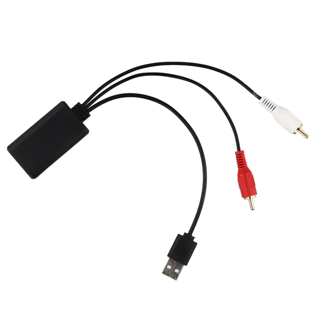 USB Car Audio Adapter with USB Connectors for Universal