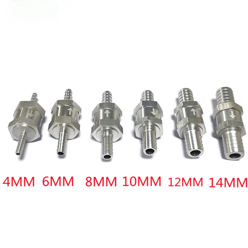 8mm One Way Check Valve Non Return for Gas Diesel Fuel