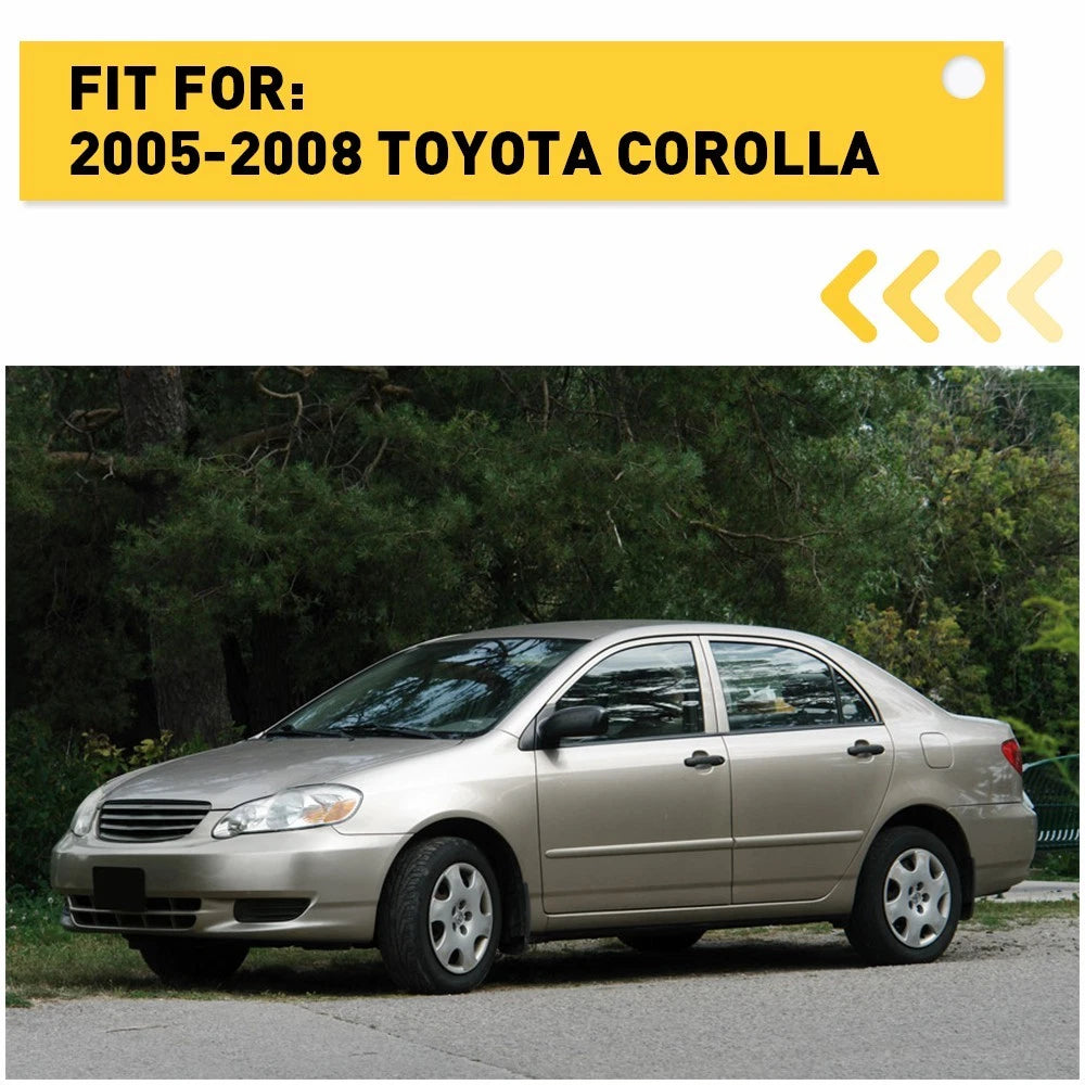 Set of 2 Fog Light Covers for Toyota Corolla (2005–2008)