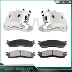 Front Brake Calipers w/ Bracket for Dodge Ram 1500 2500 3500 (2006–2008)