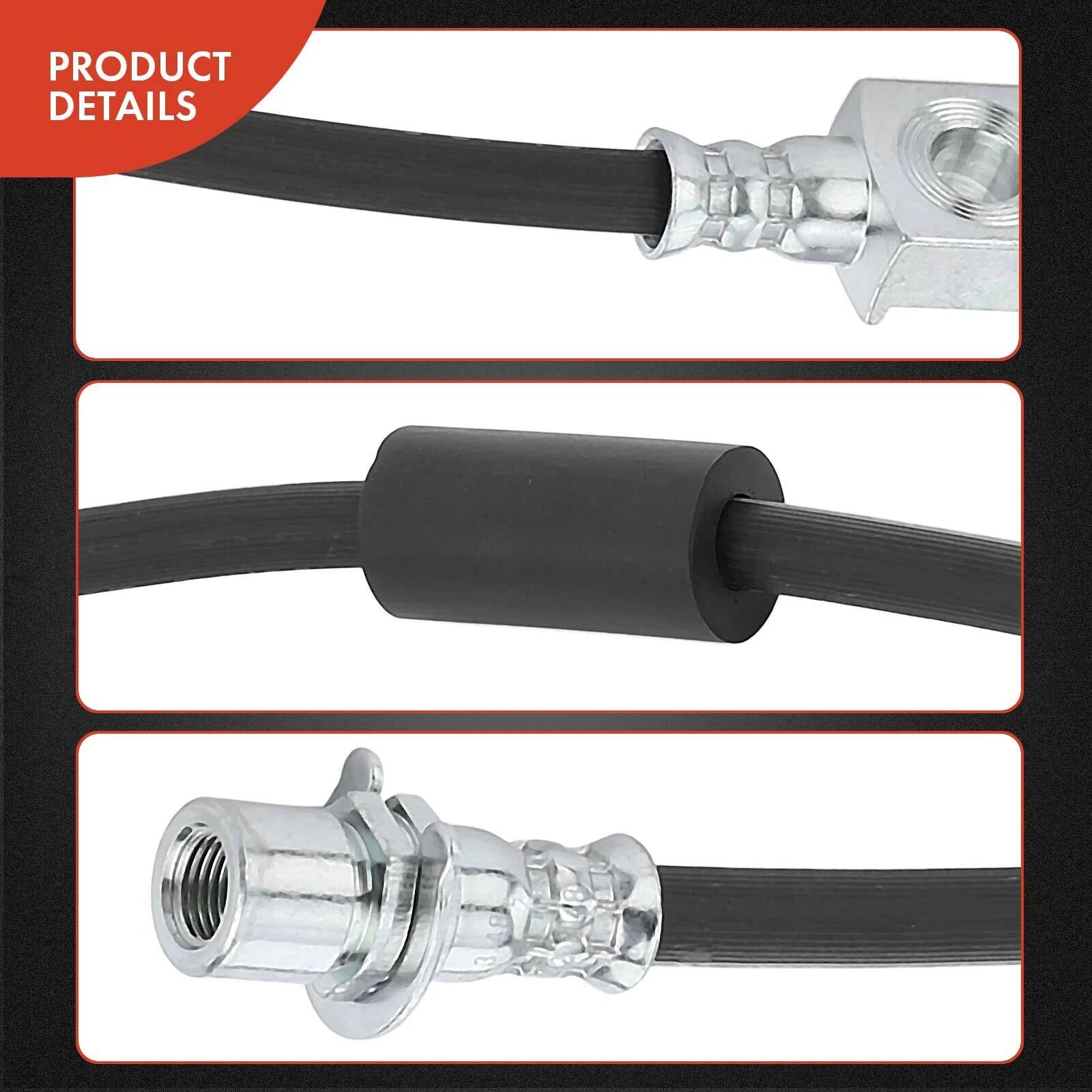 Rear Right Outer Brake Hydraulic Hose for GMC Silverado 3500 HD (2011–2012)