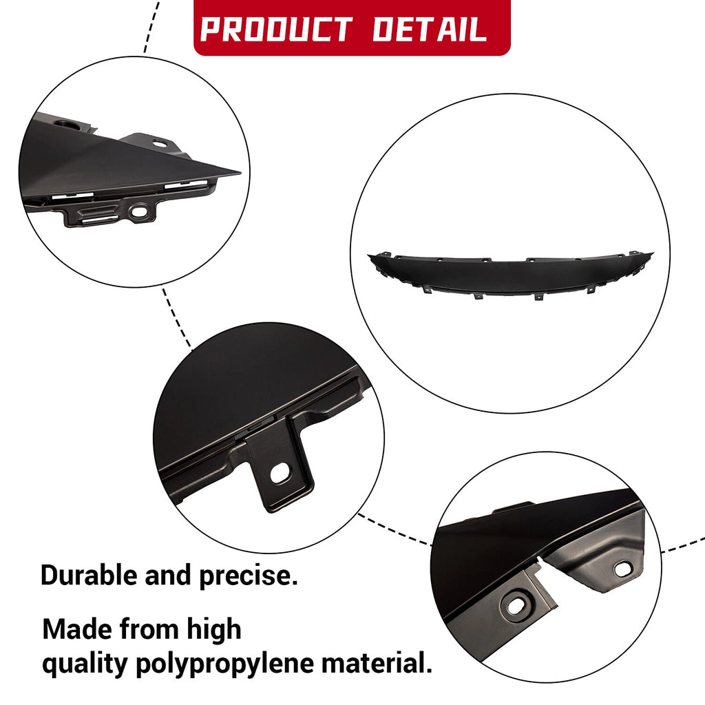Front Upper Grille Molding for Honda Accord Sedan (2018-2020) Black