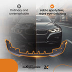 Front Bumper Add-on for BMW 3-Series G20 M Sport Sedan (2019–2021) Carbon Look