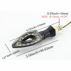 2X Turn Signals Amber Indicators for Cruisers Choppers