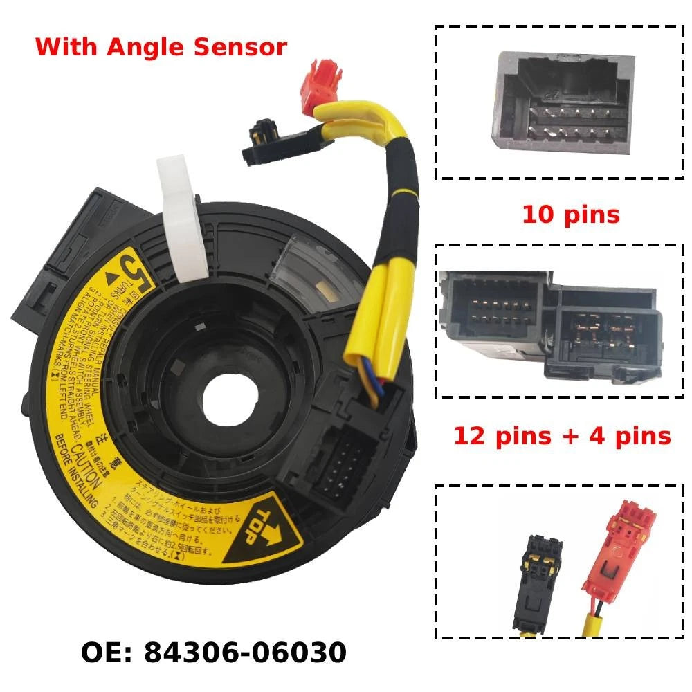Clock Spring 84306-06030 for Scion TC XB (2005–2010) with Angle Sensor