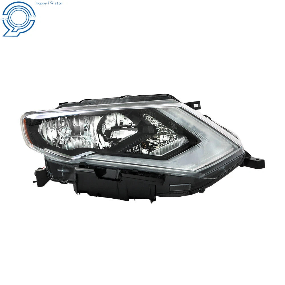 Headlight for Nissan Rogue (2017-2019) Halogen LED DRL Passenger Side