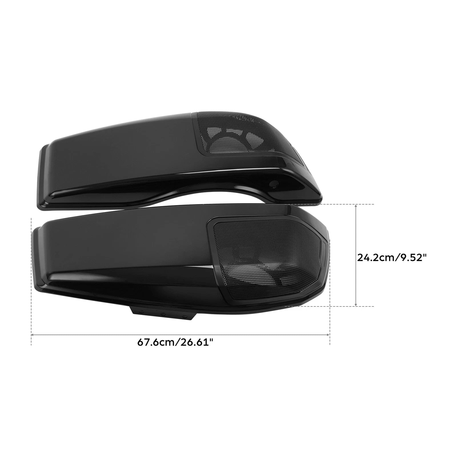 6x9" Saddlebag Speaker Lids for Harley CVO Street Road Glide FLHXSE (2023–2025)