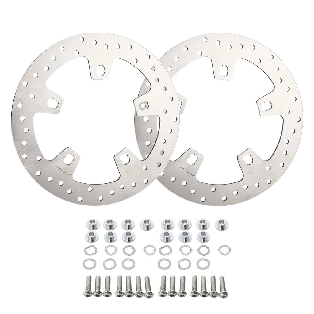 Front Brake Rotors Bolts for Harley Touring Road Street Glide (2014–2024)