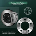 2X 2" Wheel Spacers 5x4.75 for Chevrolet Corvette Camaro GMC