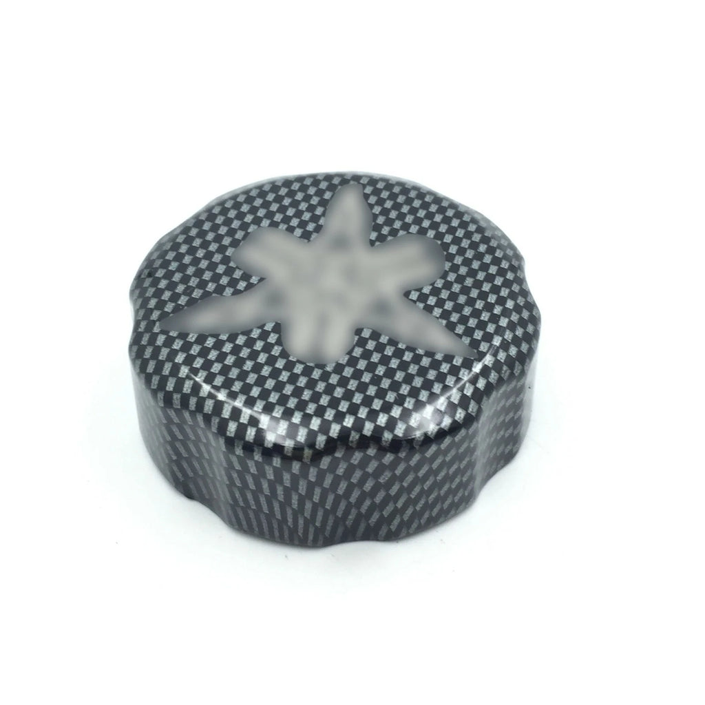 Fluid Reservoir Cap Cover for Yamaha YZF R6 (2003–2005), YZF R6S (2006–2008), YZF R1 (2004–2008)