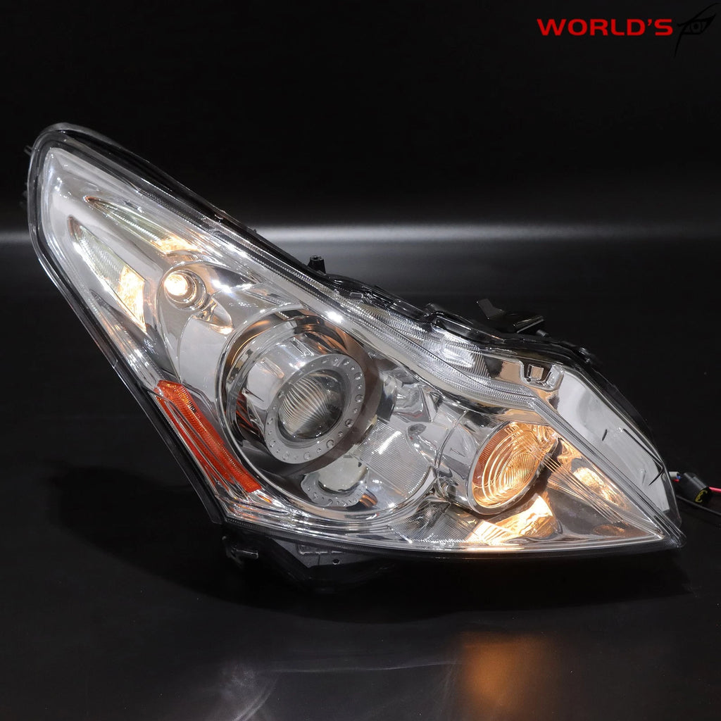 HID Headlight Assembly for Infiniti G25, G37 (2010–2012) Chrome