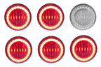 4 Inch Round LED Stop Tail Light Replacement for Ford Ranger (2011–2018)