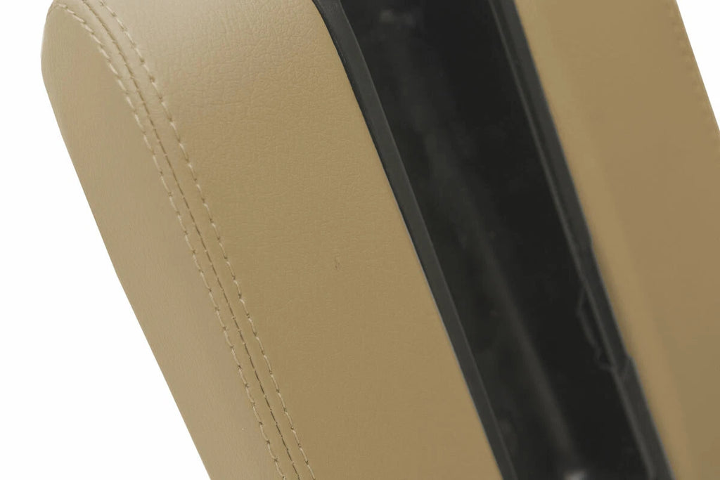 Leather Center Console Lid Armrest Cover for BMW E39 (1997–2003) Beige