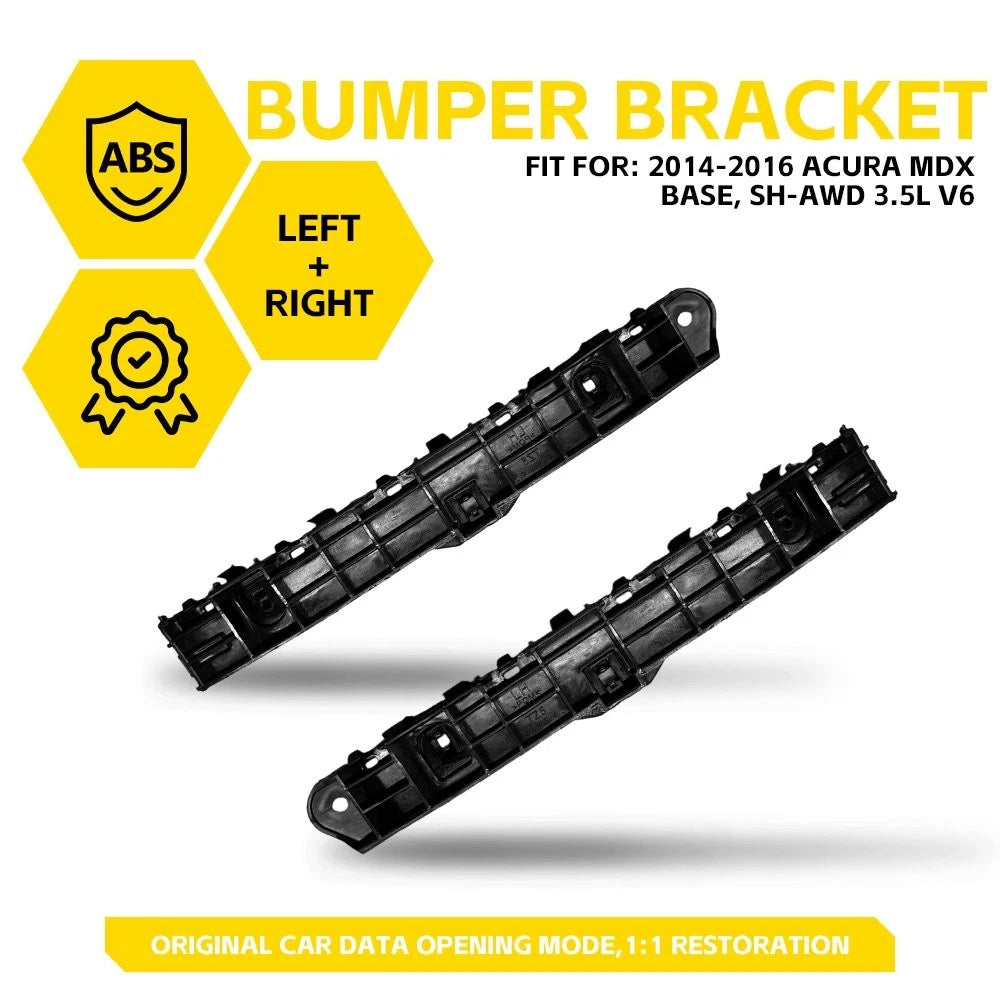 2X Front Bumper Bracket Holder for Acura MDX (2014–2016) 71193-TZ5-A00
