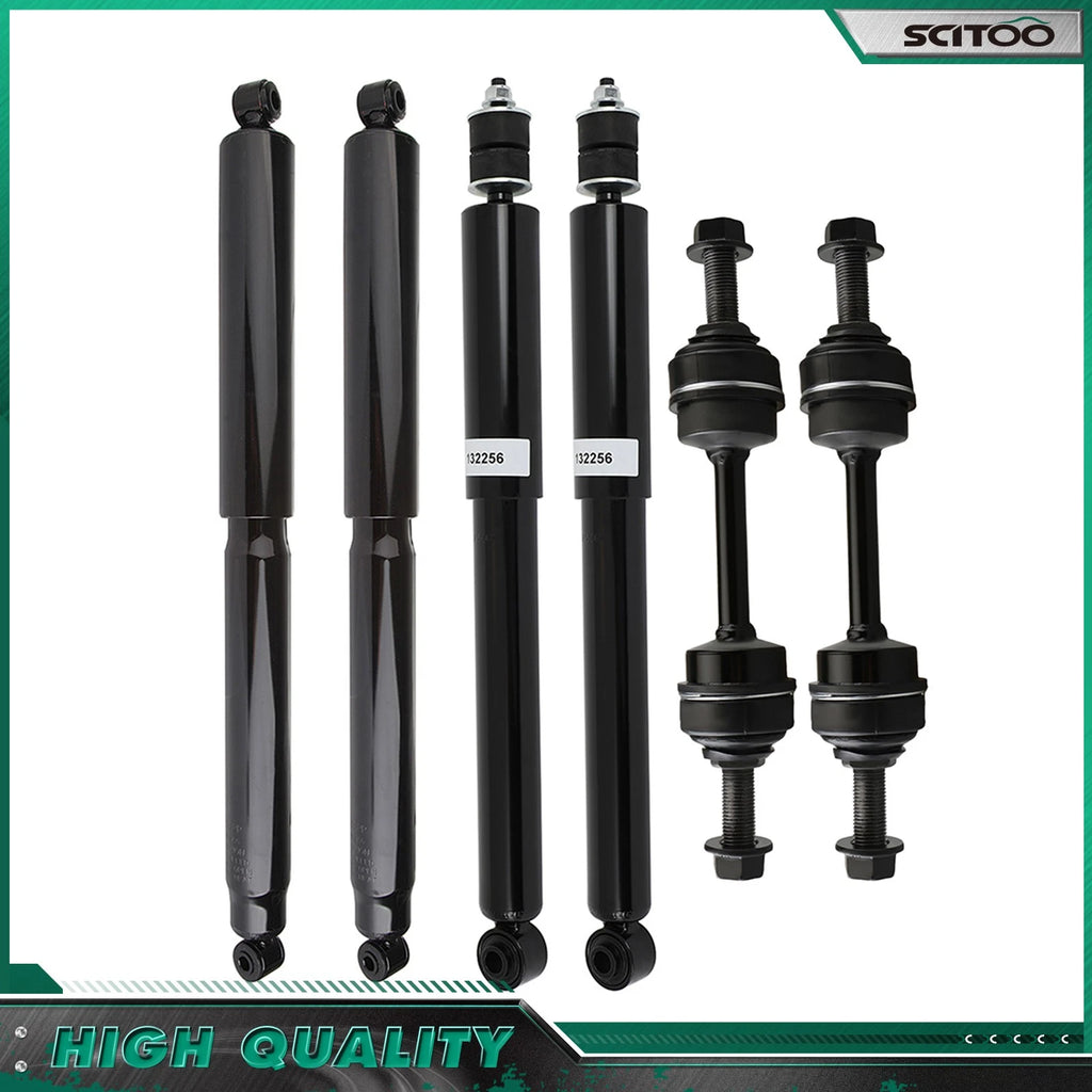 Set of 4 Front Rear Shocks Absorbers Sway Bars for Ford F-250 F-350 (2005–2023)