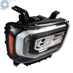 Full LED Headlights Assembly for GMC Sierra 1500 (2016-2018) Black