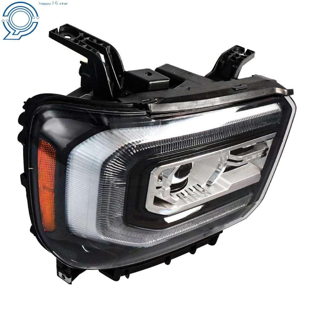 Full LED Headlights Assembly for GMC Sierra 1500 (2016-2018) Black